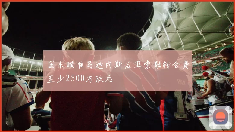 国米瞄准乌迪内斯后卫索勒转会费至少2500万欧元